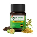 Dr. Vaidya's Herboslim Tablets | Ayurvedic Weight Loss Supplement | Strong Fat Burner for Men & Women | Supports Metabolism & Fat Loss | 30 Tablets | Herbal Fat Burners for Weight Management (Pack of 1)