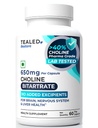 Choline Bitartrate 650mg | Eurofins Lab-Tested | No Added Excipients | For Cognitive Support, Brain, Nervous System & Liver Health | 60 Veg Capsules