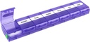 EZY DOSE Weekly (7-Dag) Pill Case, Medicine Planner, Vitamine Organizer Box, X-Large Locking Compartments om veilig recept Medicatie en preventie van toevallig morsen, kleur mei Vary