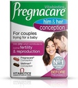 Pregnacaree Him & Her Conception Tab 60 Tablets Dual Pack