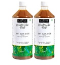 Kapiva Get Slim Juice (2L) Bottle,Pack| Healthy Weight Management Through 12 Ayurvedic Herbs | Aids Metabolism and Digestion - Super Saver Pack of 2