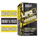 Nutrex Research Prompt Nutrition Lipo6 Black Intense Ultra Concentrate Fat Destroyer - Pack Of 60 Capsules With Importer Tag,1 Count