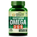 Vlado's Himalayan Organics Omega 3 6 9-2000mg/Serving I Vegetarian Omega 3 Supplement I Support Muscle,Bone,Heart & Skin - No Burps, No Fish Oil Used Capsules for Men & Women- 60 Capsules