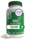Santé Thru Nutrition NAC N-acétyl-Cysteine 600mg 120 Capsules Certifié par Vegan Le supplément NAC le plus pur soutient les fonctions saines du foie pulmonaire et la santé cellulaire.