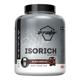 avvatar ISORICH WHEY PROTEIN | 2Kg | Belgian Chocolate Flavour | 28g Protein | 57 Servings | Isolate