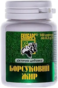 Badger Fat 100 Capsules Natuurlijke bron van meervoudig onverzadigde vetzuren