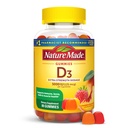 Nature faite de vitamine D3 5000 UI par portion Gommies Extra Strength, Bone and Immune Health Support, 80 Gommies de vitamine D pour adultes, 40 jours d'approvisionnement