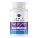DR EMIL NUTRITION Multi Collageen Peptides Plus Biotine en Vitamine D - Biotine en Collageen Supplementen voor haar huid en nagels - Biotine Pillen voor haargroei