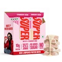 SuperYou 10g Protein Wafer Bar | Strawberry Crème | 10g Protein | Pack of 10 | Made with Atta & Jowar | No Added Sugar | No Trans Fat | No Palm Oil | Fermented Yeast Protein | Energy Bar | 3g Fiber | 100% Vegetarian
