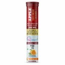 Apple Cider Vinegar Effervescent Tablet ACV With Mother 15 Effervescent Tablets 500mg (Pack of 1, Orange)