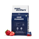 Man Matters Biotin Hair Gummies (30N) | With Biotin, DHT Blockers, Vitamin A, C, E, Zinc & Fibre | For Healthy & Strong Hair | Strawberry Flavour | Gut Friendly