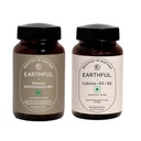 Earthful Women's 40+ Wellness Combo | Plant-Based Multivitamin & Calcium Magnesium with D3 K2 | Menopause, Bone, Immunity, Hormonal, Skin & Hair Support | 120 Capsules