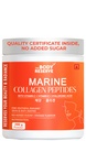 The Body Reserve Marine Collagen Peptides (Orange, 200g) | With Vitamin C, Vitamin E, Sodium Hyaluronate & Biotin | Supplement for Healthy Skin, Hair & Nails | Hydrolyzed Fish Powder for Women & Men