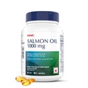 GNC 1000MG Salmon Oil for Men & Women | 60 Softgels | Rich Omega-3s with EPA & DHA | Relieves Joint Ache | Promotes Healthy Heart | Supports Memory | Protects Eye Health | Formulated in USA
