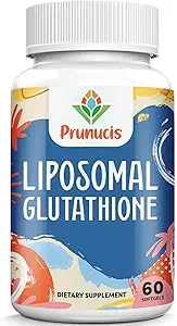2400MG Liposomale glutathion, met vitamine C, melkdistel & alfa-lipoïnezuur, hoofdantioxidanten, zuiver gereduceerd L-glutathion - immuunsysteem, celreparatie, energie, hoge absorptie, 360 Softgels
