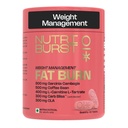 Nutriburst Fat Burn Tablets for Men & Women | Weight Management Supplement with Garcinia Cambogia, Green Coffee Bean, L-Carnitine, CLA & Carb Blocker | 60 Tablets | 1-Month Pack