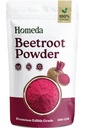 Homeda Organic Beetroot Powder for Drinking, Face Pack, Hair (100g) Beet Root Supplement for Eating | 100% Pure & Preservative-Free