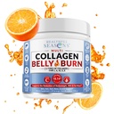 Multi Collageen Powder with Types I, II, III, V, X - Weight Management Supplement with Vitamin C & Hyaluronic Acid 