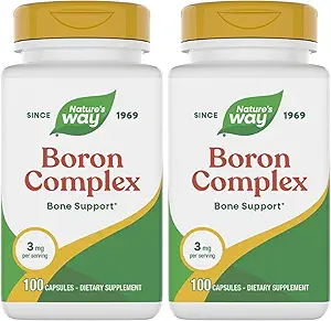 Nature's Way Boron Complex, ondersteunt Bone Health*, 100 Capsules (verpakking van 2)
