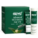 OZiva+ Advanced Metabolic Gut-Fit For Gut & Metabolic Heath | With Cinnamon Polyphenols, B420™ Probiotic, Oat Fiber Prebiotic | 30 Sachets + 30 Effervescent Tablets