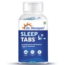 DR. MOREPEN Sleep Tabs with Jatamansi, tagar, Ashwagandha | Non- addictive and Natural For Men and Women - (60 Veg Tablets)