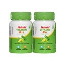 Nutrela Vitamin B12 Plant Based Supplement for Men & Women 30 Veg Capsules (Pack of 2)