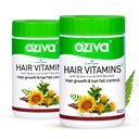 OZiva Hair Vitamins, Hair Growth, Hair Fall Control Supplements,120 capsule