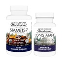 Host Defense Bundle with Stamets 7, 120 Count & Lion's Mane Capsules, 30 Count - Support Immune Health & Function - Support Brain Health, Memory & Focus