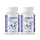 Longevity Pro - Pack of 2, 60 Tablets | Resveratrol, CoQ10, AHA