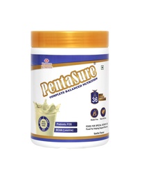 PentaSure Complete Balanced Nutrition | Daily Nutrition Protein Shake | Vanilla - 400g | Whey, Milk & Soy Protein Blend | BCAA (Leucine) & Prebiotic FOS | Supports Energy, Immunity & Muscle Health