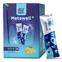 4UWell Metawell Probiotics & Prebiotics Powder Lemon Flavour | Gut Health, Digestion & Metabolism Support | Weight Management Wellness Drink – 30 Sachets (15g Each)