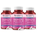 Carbamide Forte Probiotics Supplement 30 Billion for Women & Men - 60 Veg Capsules (Pack of 3)