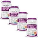 HealthyHey Nutrition Probiotics 50 Billion CFU Multi- Strains/serving - 60 Veg. Capsules - Pack of 4