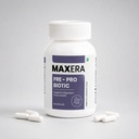 Maxera Prebiotic & Probiotic Capsules | Supports Gut Health Digestion & Immunity | Multi-Strain Probiotics | 60 Capsules