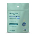 True Grace Men's 40+ One Daily Multivitamine Fermented Minerals, Organic Adaptogens & Paddestoelen Hele lichaamsbalans Immune, Endurance, Bone & Heart Support Supplement - Non-GMO - 90 Vegetarische Tablets