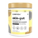 Cureveda SkinGut Pre & Probiotic Powder for Clear Skin | Supports Acne Control | Gut Health| Skin Detox | Plant-Based Formula with Antioxidants | No Added Sugar & Artificial Flavour(150 gm)