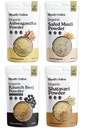 Shudh Online Safed Musli, Ashwagandha, Kaunch, Shatavari Powder Combo (Pack of 100 gram x 4 combo)