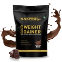 NAKPRO GOLD WEIGHT GAINER | High Carbs & High Calorie | 13g Protein, 80g Carbs |Added Vitamins & Digestive Enzymes|Easy Mixing, Digesting Powder for Men & Women | 1 Kg Chocolate Flavour (10 Servings)