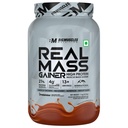 Bigmuscles Nutrition Real Mass Gainer [ Rich Chocolate]|Lean Whey Protein Muscle Mass Gainer|Complex Carbohydrates,|1000 Calories|Reduces Muscle Breakdown|Boosts Metabolism, 1 count, 1000 grams