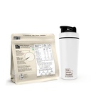 ONLY WHAT'S NEEDED By Food Pharmer | OWN Unflavoured Whey Protein Concentrate 1kg + Stainless Steel Metal Shaker 750ml | 26g Protein per Scoop | No Added Sugar | No Artificial Sweeteners | Lab Tested