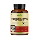 Zespo Turkesterone 1300mg Supplement for Men with Tongkat Ali, 60 Caps
