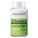 Health Veda Organics Plant Based Vitamin B12 Supplement with Moringa | B1, B2, B3, B5, B6, B7 & B9 | Boosts Energy, Brain, Nerve & Heart Health | 60 Veg Capsules