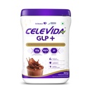 Celevida GLP+ - High protein support for lean muscle preservation during GLP-1/GIP therapies | 24gm protein per serving (predominantly WHEY isolate sourced from Europe) | Contains 100% RDA BCAA - Chocolate Flavour - 350 gm