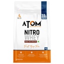 AS-IT-IS ATOM Nitro Whey with Creasure I 33g Protein, 3g Creasure, 7.4g BCAA I1 Kg, Double Rich Chocolate