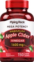 Piping Rock Apple Cider Vinegar Capsule Caplets 