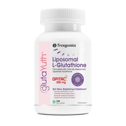Liposomal OPITAC 500 JAPANESE L-Glutathione 500 mg with Phosphatidylcholine Phospholipid Technology Youthful Skin, Glow, Radiance Complex (30 Veg Capsules) (Pack of 1)