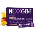 Super Glow | Skin Radiance Drink Mix | 5000mg Hydrolyzed Marine Collagen Peptides Type I & III, +14 Active Ingredients | Astaxanthin, Hyaluronic Acid, Resveratrol, 5 Billion CFUs Probiotics | Alphonso Mango Flavour | 28 Sachets | 4 Weeks Supply
