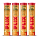 The Plant Fix Plix Apple Cider Vinegar Effervescent Tablet With Mother|Supports Metabolism & Appetite Control I With 500Mg Acv, Vit B6 & B12 I No Maltodextrin, No Added Sugar I Pack Of 4 (60 Tablets)