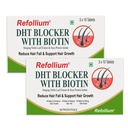 Refollium Hair Vitamin Tablets with Biotin, Iron & DHT Blocker, Vitamin E for Hair Growth & Hair Fall Control, with Hair Growth Supplements for Women & Men 30 Tablets (PACK OF 2)