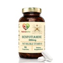 Benfotiamine 300mg - Fat Soluble Vitamin B1 for Nerve Health Support, 90 Capsules